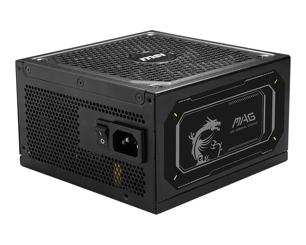 MSI MAG A1000GL PCIE5 II Siyah 1000W 80+ Gold Full Modüler Power Supply