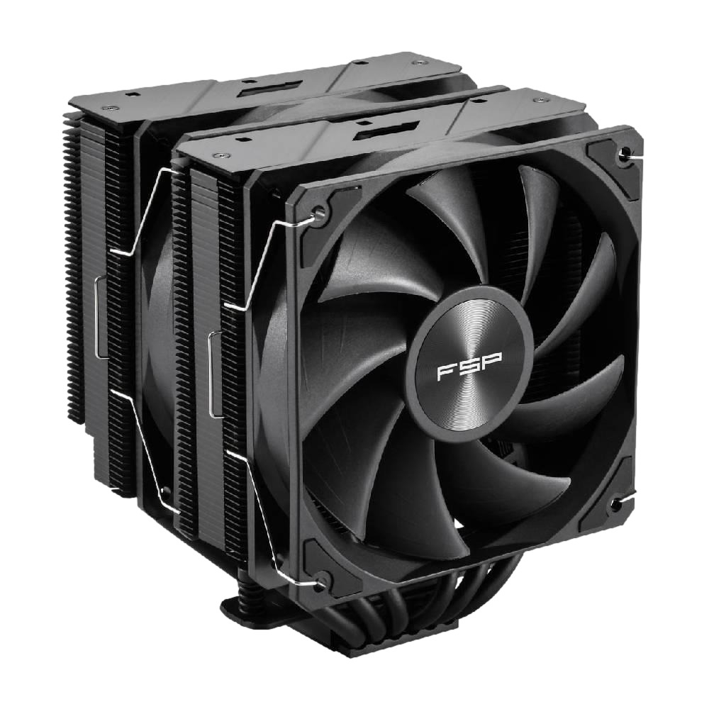 FSP MP7-B Black 2x120mm Kule Tipi İşlemci Soğutucu