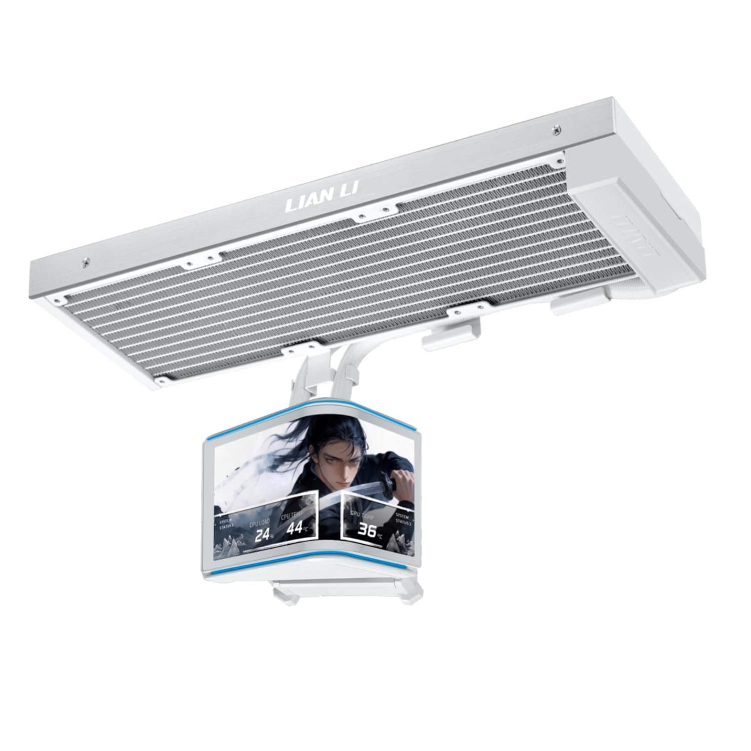 Lian Li HydroShift II OLED Curved 360 Fansız Beyaz Sıvı Soğutucu (G89.GHS2OLDC36NW.00)