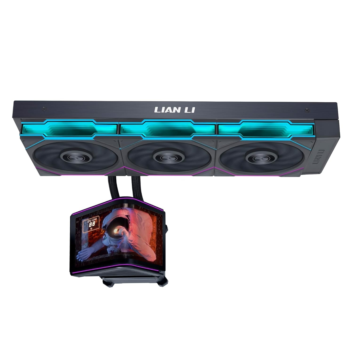Lian Li HydroShift II OLED Curved 360TL 360mm Siyah Sıvı Soğutucu (G89.GHS2OLDC36TB.00)