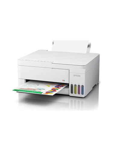 Epson Eco Tank L3356 Wi-Fi + Tarayıcı + Fotokopi Renkli Çok Fonksiyonlu Tanklı Mürekkep Püskürtmeli Yazıcı - Beyaz
