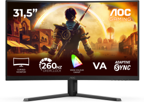 AOC C32G42ZE 31.5″ 240Hz  0.3ms Adaptive Sync Full HD 1500R Kavisli VA Gaming (Oyuncu) Monitör