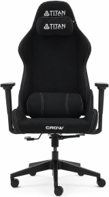 Titanseat Crow Black Kumaş Oyuncu Koltuğu