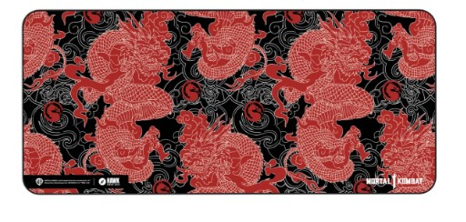 Hawk Mortal Kombat Red Dragon 90x40 Mouse Pad