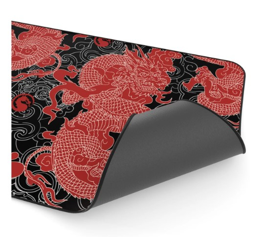 Hawk Mortal Kombat Red Dragon 90x40 Mouse Pad
