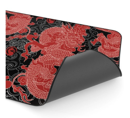Hawk Mortal Kombat Red Dragon 90x40 Mouse Pad