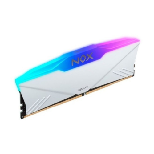 Apacer NOX RGB 16GB (1x16GB) 3200MHz CL16 DDR4 Beyaz Gaming Ram (AH4U16G32C28YNWAA-1)