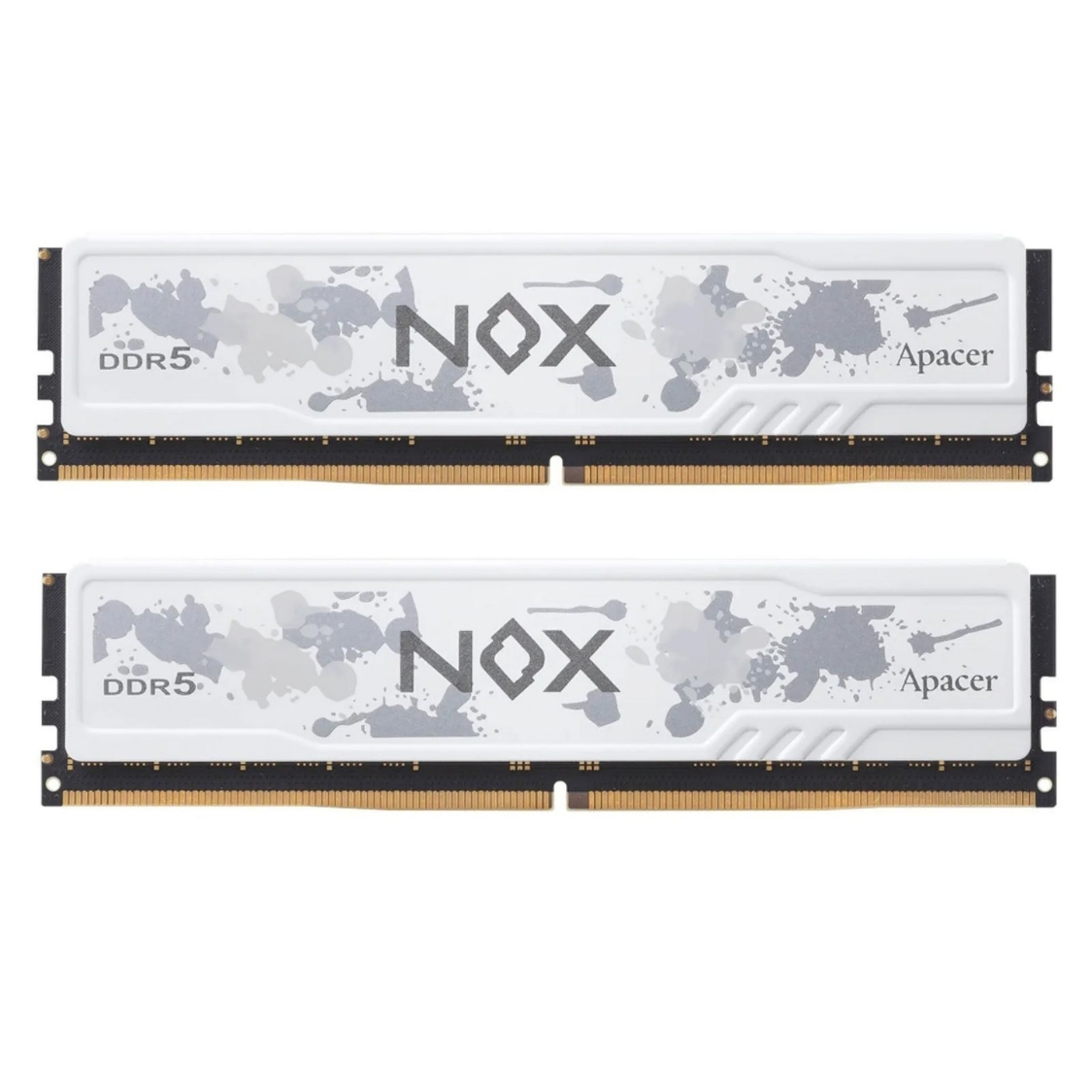 Apacer NOX 32GB (2x16GB) 5600MHz CL40 DDR5 Beyaz Gaming Ram (AH5U32G56C522MWAA-2)