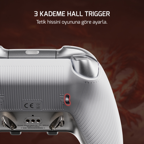 GamePower Asura Kablosuz Beyaz Gamepad (2.4G, Bluetooth, Kablolu) (PC Uyumlu & Taşıma Çantası Hediyeli) 