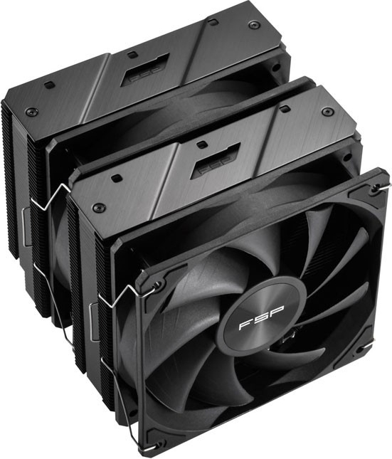 FSP MP7-B Black 2x120mm Kule Tipi İşlemci Soğutucu