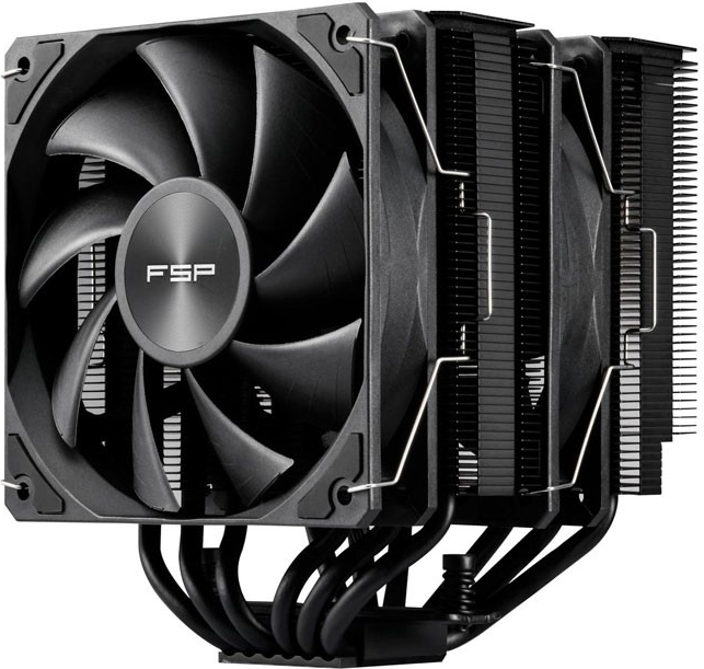 FSP MP7-B Black 2x120mm Kule Tipi İşlemci Soğutucu