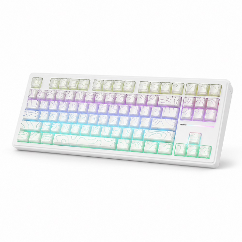 YUNZII YZ87 Mekanik Klavye White Line