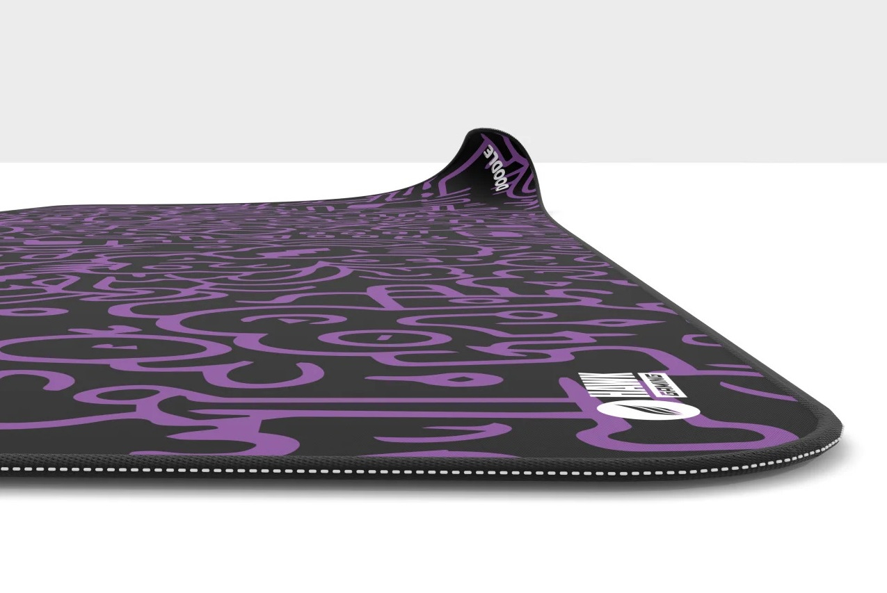 Hawk Doodle 90x40 Mouse Pad