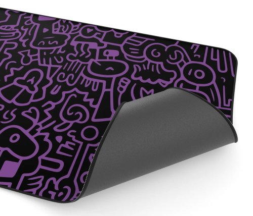 Hawk Doodle 90x40 Mouse Pad