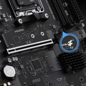MSI PRO B850M-E EVO DDR5 AMD AM5 Soket DDR5 8200+(OC)MHz mATX Gaming Anakart