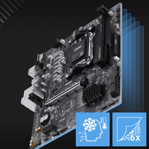 MSI PRO B850M-E EVO DDR5 AMD AM5 Soket DDR5 8200+(OC)MHz mATX Gaming Anakart