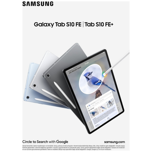 Samsung Galaxy Tab S10 FE Plus SM-X620 8GB 128GB 13.1″ Mavi Tablet