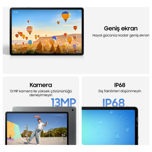 Samsung Galaxy Tab S10 FE Plus SM-X620 8GB 128GB 13.1″ Mavi Tablet