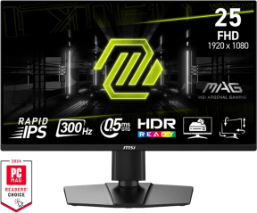 MSI MAG 255PXF 24.5″ 300Hz 0.5ms (GTG) FHD Rapid IPS Pivot FreeSync Premium Gaming (Oyuncu) Monitör