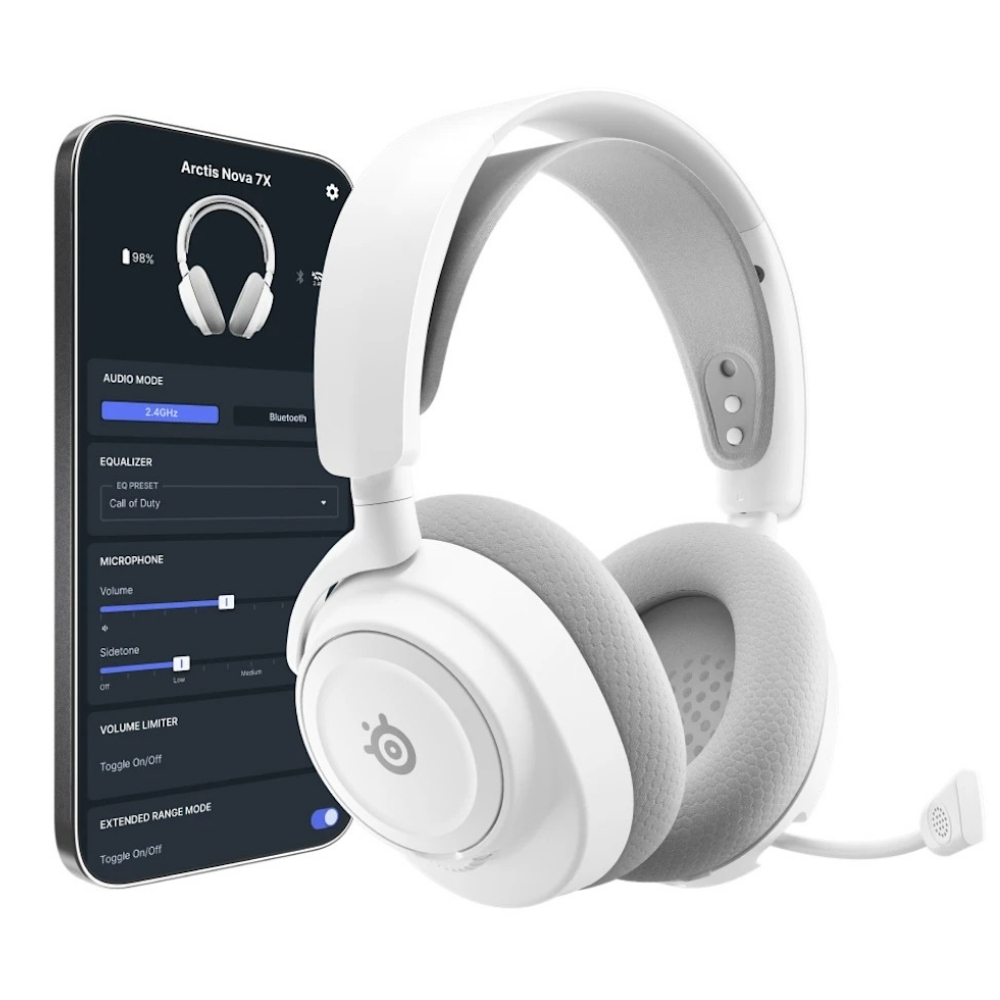 SteelSeries Arctis Nova 7X Gen 2 SSH61759 Kablolu/Kablosuz Gaming(Oyuncu) Beyaz