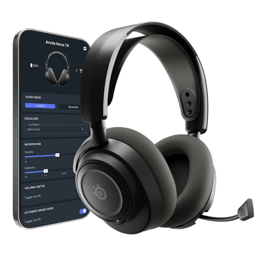 SteelSeries Arctis Nova 7X Gen 2 SSH61758 Kablolu/Kablosuz Gaming(Oyuncu) Siyah