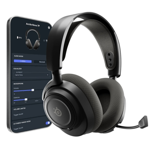 SteelSeries Arctis Nova 7P Gen 2 SSH61744 Kablolu/Kablosuz Gaming(Oyuncu) Siyah