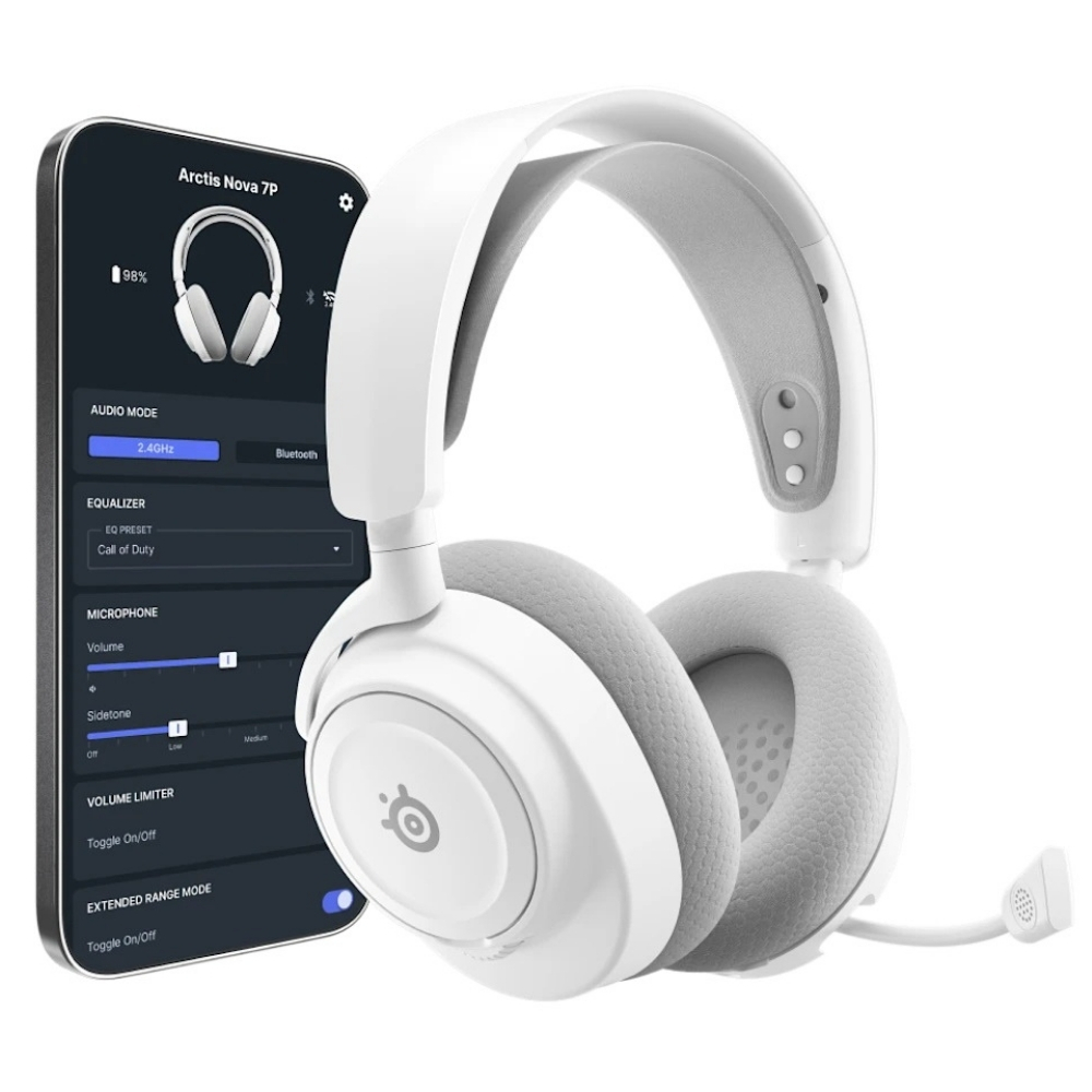SteelSeries Arctis Nova 7 Gen 2 SSH61731 Kablolu/Kablosuz Gaming(Oyuncu) Beyaz