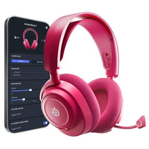 SteelSeries Arctis Nova 7 Gen 2 SSH61732 Kablolu/Kablosuz Gaming(Oyuncu) Magenta 