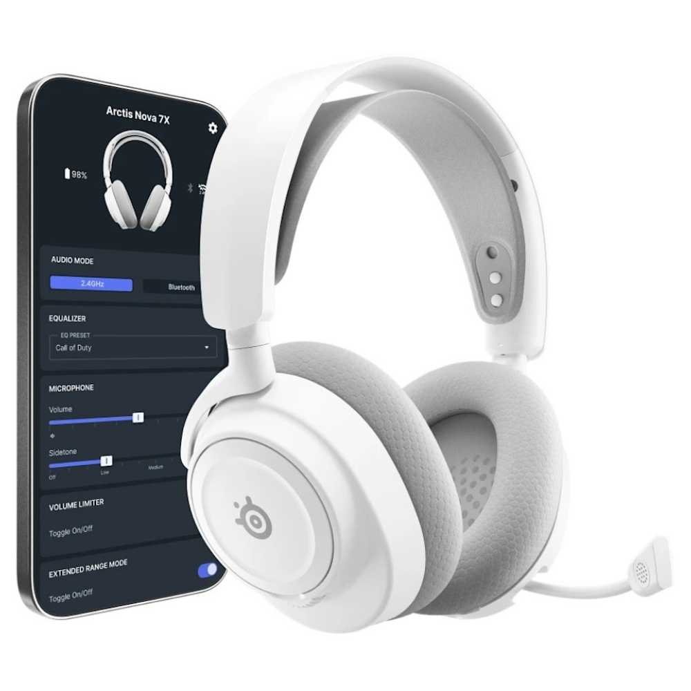 SteelSeries Arctis Nova 7X Gen 2 SSH61759 Kablolu/Kablosuz Gaming(Oyuncu) Beyaz