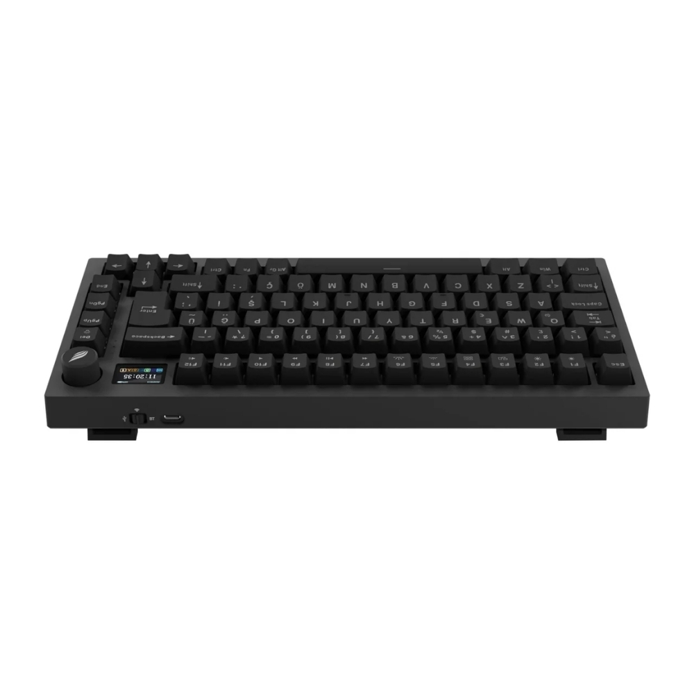 Hawk HK520 Mekanik Prelubed Switch RGB Tri-Mode Kablosuz/Bluetooth %75 Full Türkçe Gaming Klavye