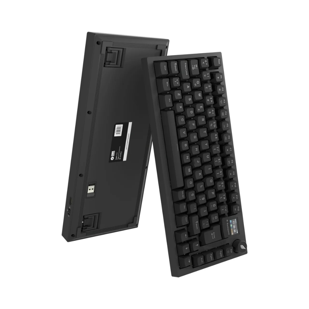 Hawk HK520 Mekanik Prelubed Switch RGB Tri-Mode Kablosuz/Bluetooth %75 Full Türkçe Gaming Klavye