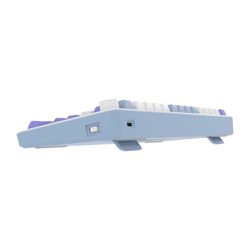 Hawk Gaming HK255BP Membrane LCD RGB Kablosuz/Bluetooth Mavi Mor %75 Türkçe Gaming Klavye