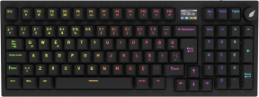 Hawk HK530 Mekanik Prelubed Switch RGB Tri-Mode Kablosuz/Bluetooth Full Türkçe Gaming Klavye