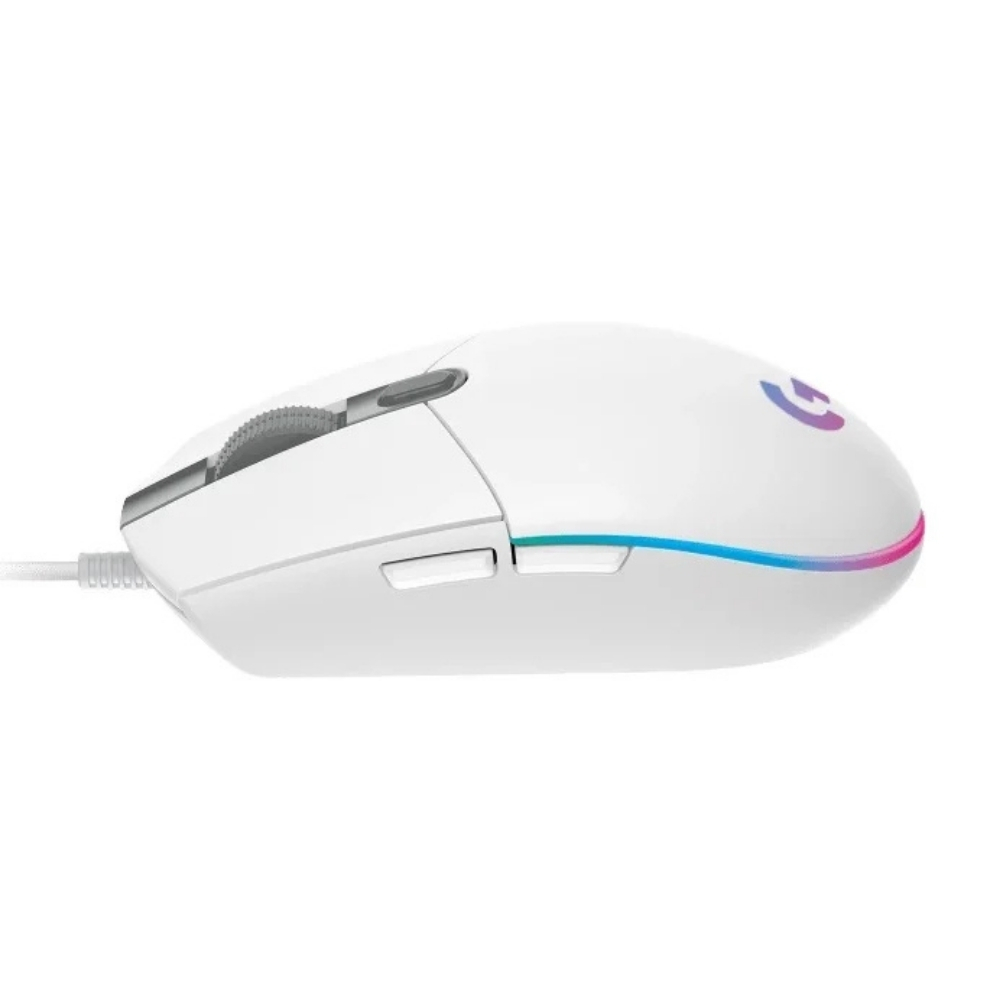 Logitech G102 LightSync White 910-005824 8000DPI 6 Tuş Optik RGB Beyaz Kablolu Gaming (Oyuncu) Mouse