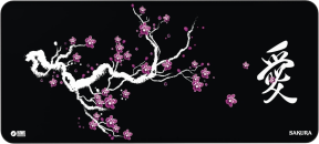 Hawk Siyah Sakura 90x40 Mouse Pad