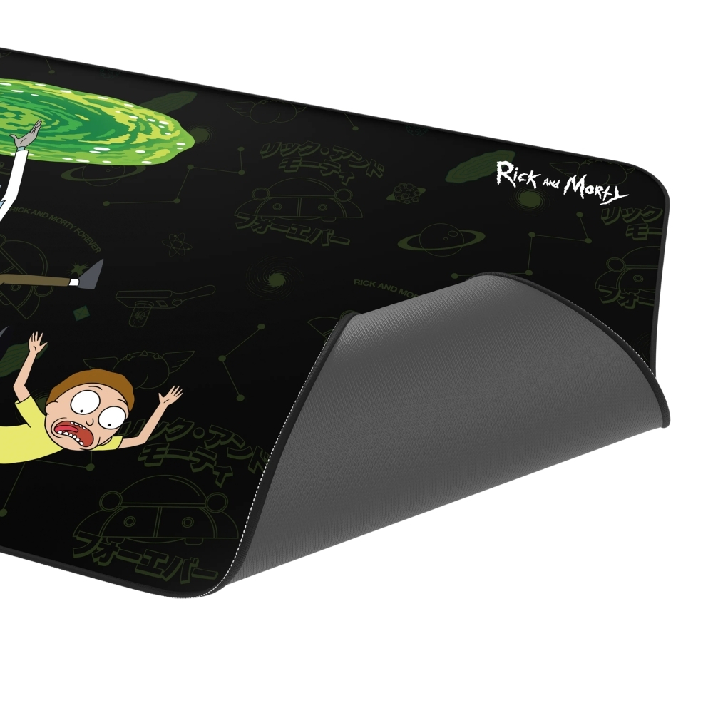 Hawk Rick And Morty Portal 90x40 Mouse Pad