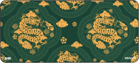 Hawk Green Dragon 90x40 Mouse Pad