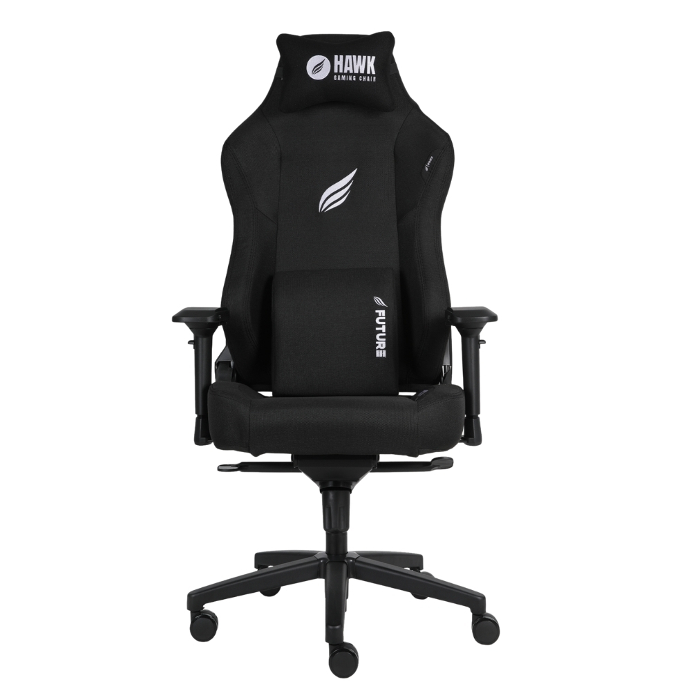 HAWK Future Black 4D Kolçak Kumaş Siyah Gaming (Oyuncu) Koltuğu