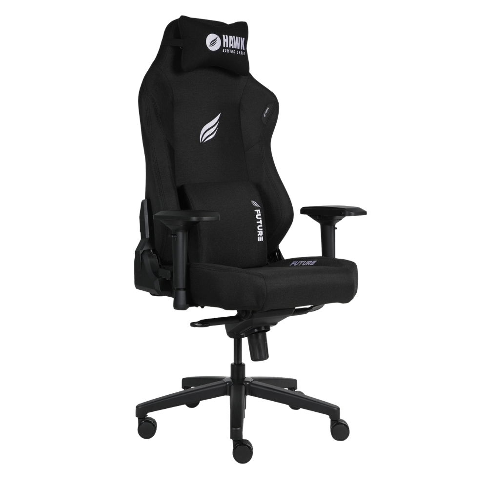 HAWK Future Black 4D Kolçak Kumaş Siyah Gaming (Oyuncu) Koltuğu