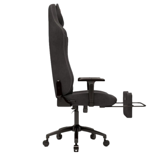 Zio Gaming Valor 1590B1110 Ayak Uzatmalı Profesyonel Oyuncu Koltuğu - Antrasit (Jet Black) Kumaş
