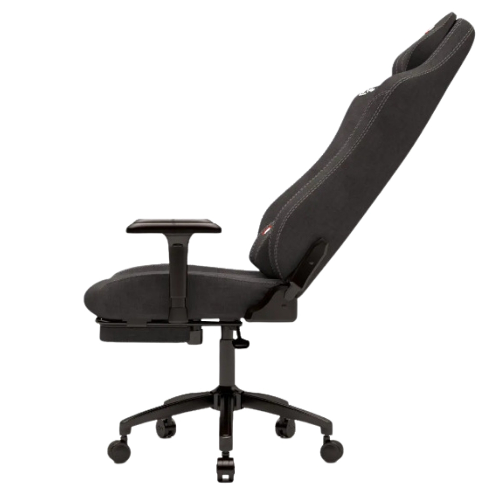 Zio Gaming Valor 1590B1110 Ayak Uzatmalı Profesyonel Oyuncu Koltuğu - Antrasit (Jet Black) Kumaş