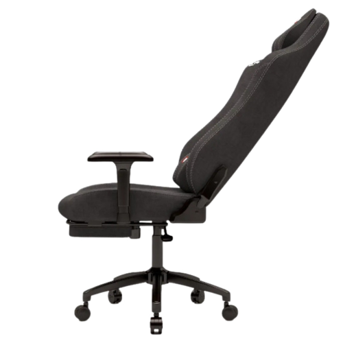Zio Gaming Valor 1590B1110 Ayak Uzatmalı Profesyonel Oyuncu Koltuğu - Antrasit (Jet Black) Kumaş