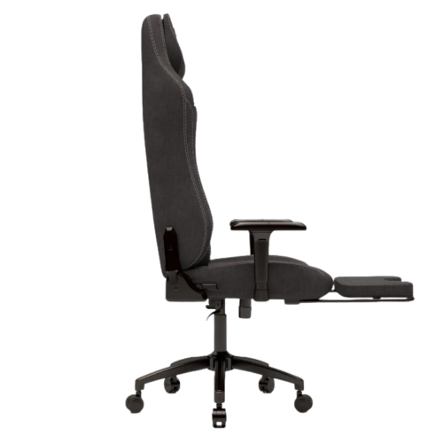 Zio Gaming Valor 1590B1110 Ayak Uzatmalı Profesyonel Oyuncu Koltuğu - Antrasit (Jet Black) Kumaş