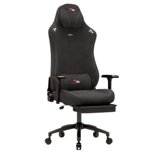 Zio Gaming Valor 1590B1110 Ayak Uzatmalı Profesyonel Oyuncu Koltuğu - Antrasit (Jet Black) Kumaş