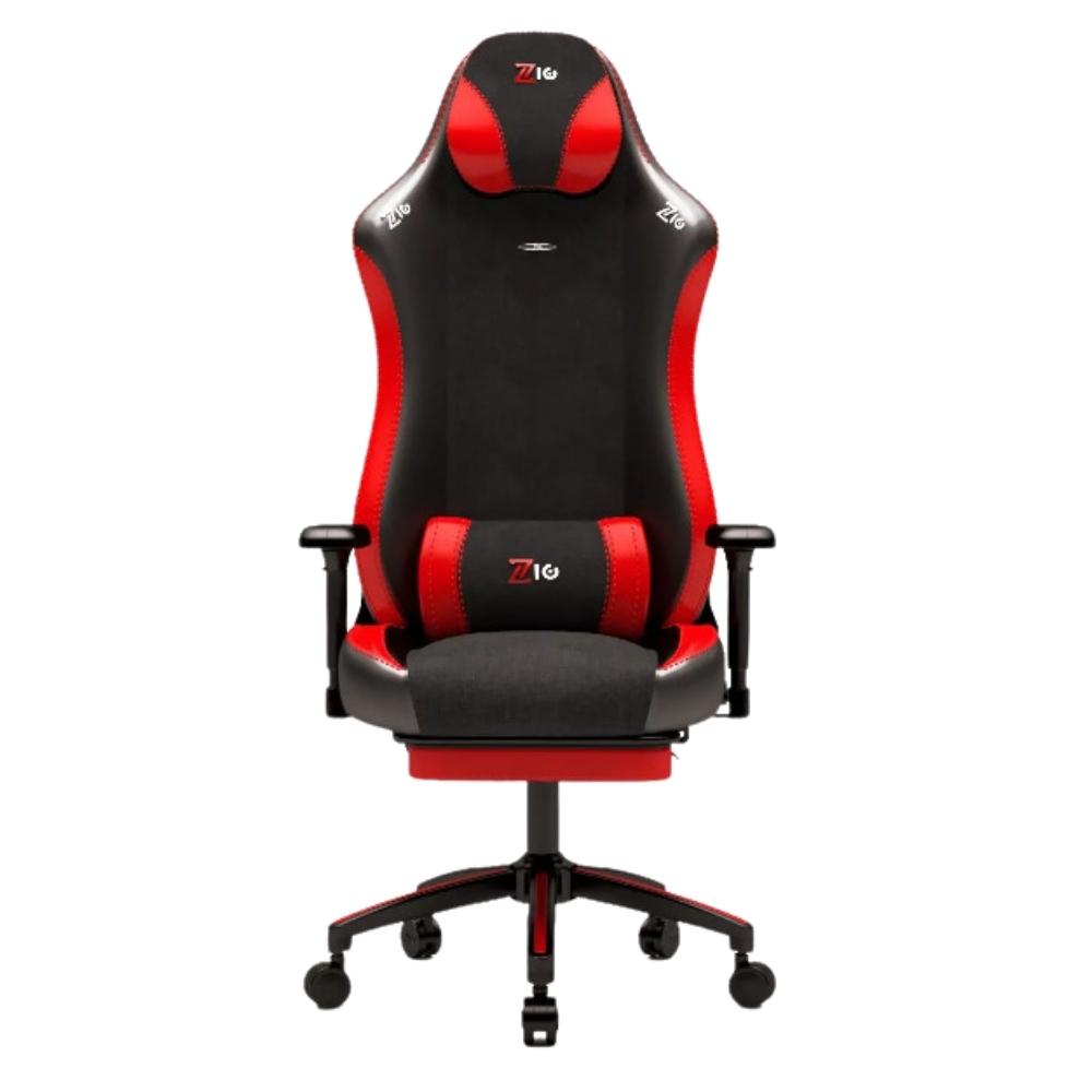 Zio Gaming Valor 1590B0511 Ayak Uzatmalı Profesyonel Oyuncu Koltuğu - Kırmızı Antrasit Kumaş