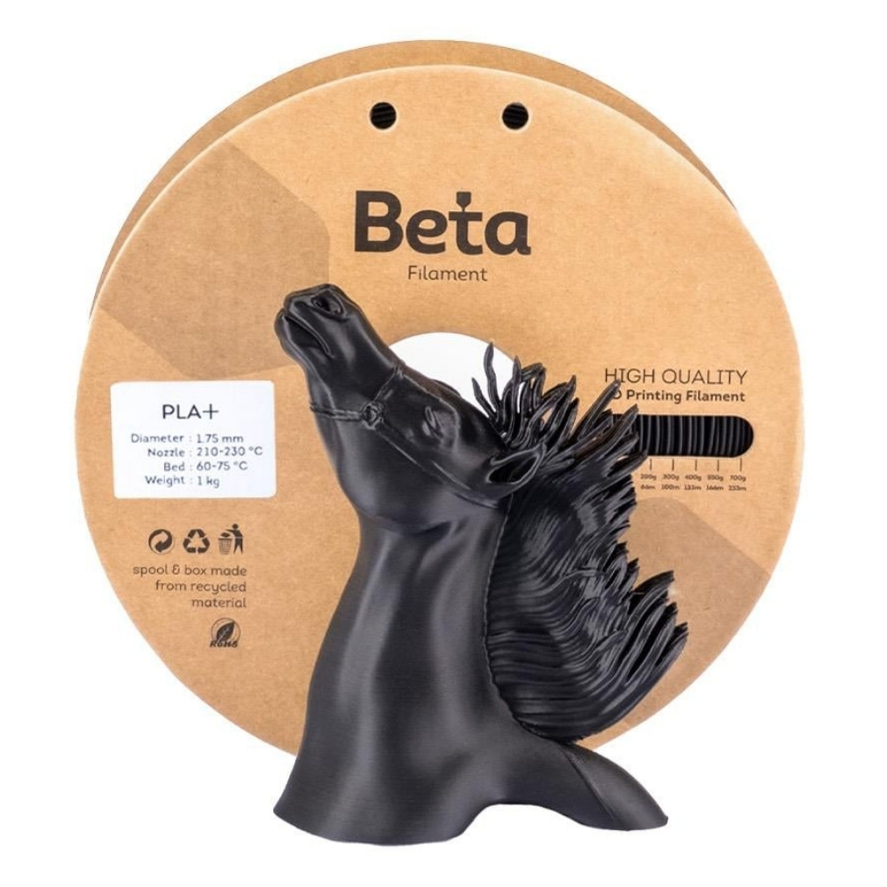 Beta PLA Plus Filament  Black 1.75mm