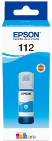Epson 112 EcoTank Pigment Mavi Şişe Mürekkep Kartuşu - C13T06C24A