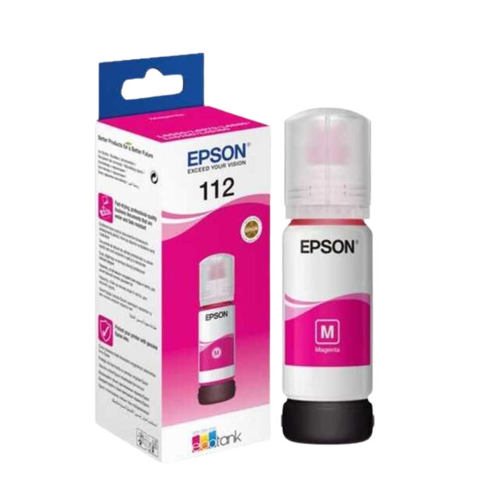 Epson 112 EcoTank Pigment Magenta Şişe Mürekkep Kartuşu - C13T06C34A