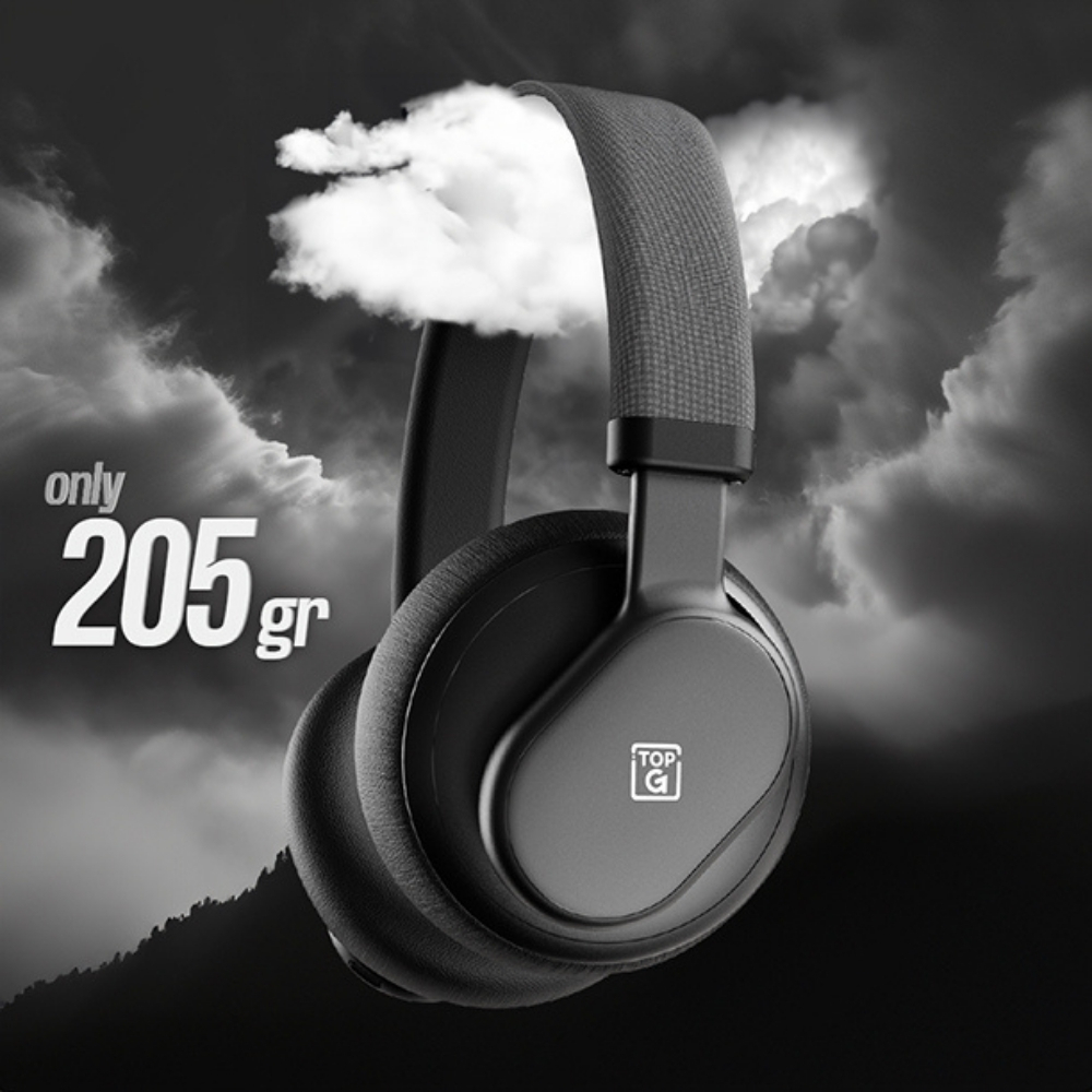 TopG Vox Sport Beat ANC Kulak Üstü Bluetooth Kulaklık (Hardcase Çanta Hediyeli)