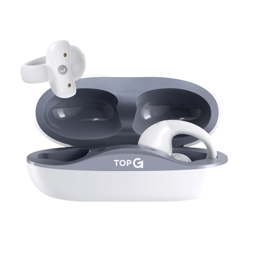 TopG Vox Q4 Ear Clip Beyaz Kulak İçi Bluetooth Kulaklık